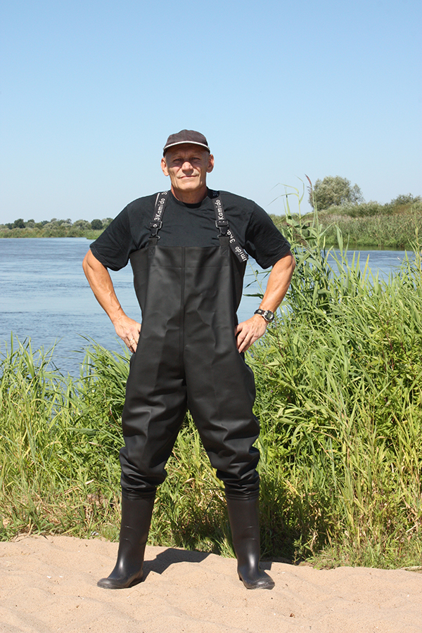 noir et vert pantalon d'étang pantalon de pêche série 680 3Kamido® Bottes de pêche Classic pantalon d'inondation 